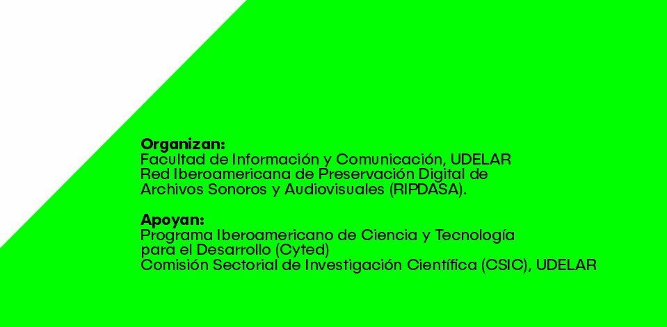 FORO - Políticas Públicas y Marco Legal para la Preservación Digital Sonora y Audiovisual en Iberoamérica